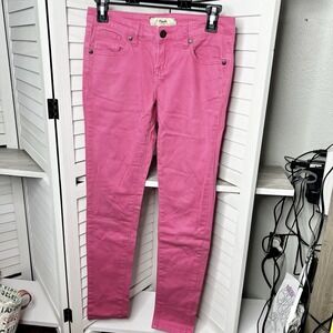 Vtg‎ Y2k Makers Hot Pink Skinny Jeans Juniors Sz 3 Low Rise Stretch RARE *FLAW